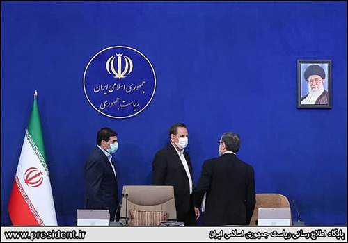 لحظه خداحافظی جهانگیری از دولت پس از هشت سال +عکس