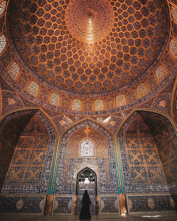 مسجد باشکوه شیخ لطف الله اصفهان+عکس