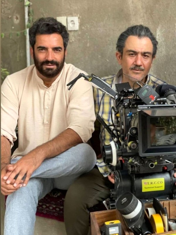 مهران غفوریان در کنار کارگردان جنجالی+عکس