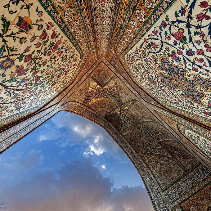 کاشی کاری چشم نواز مسجد وکیل شیراز+عکس