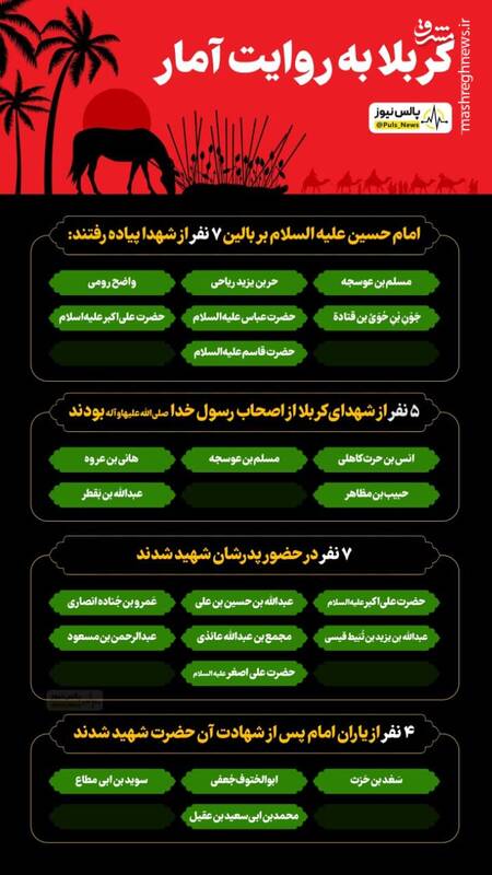 روایتی از کربلا با آمار+عکس