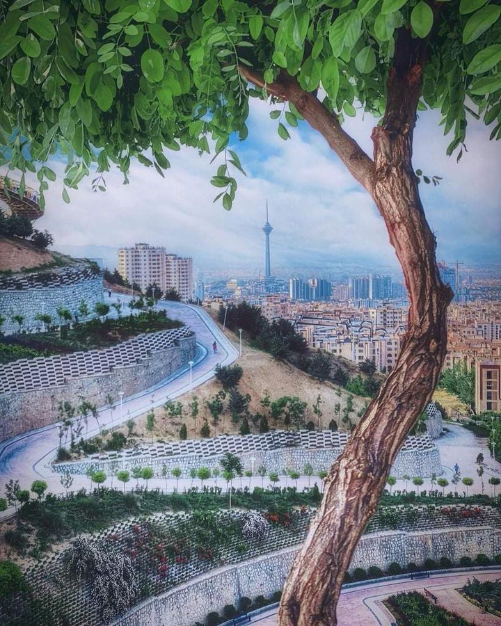نمای دیده نشده از برج میلاد+عکس