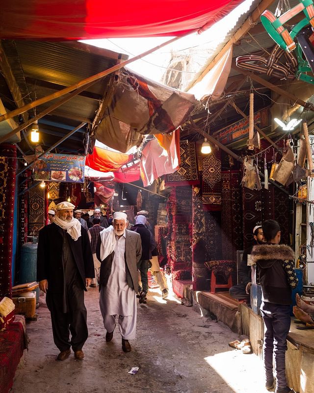 تصویر دیدنی از بازار قدیم کابل+عکس