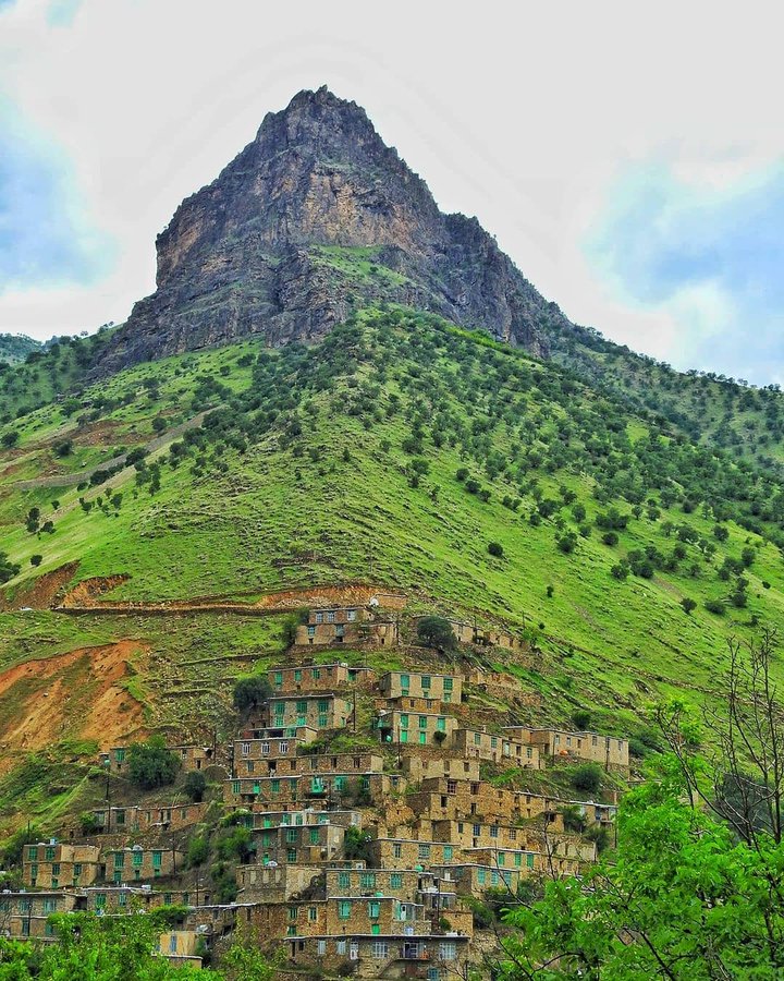 تکه ای از بهشت در روستای بلبر کردستان+عکس