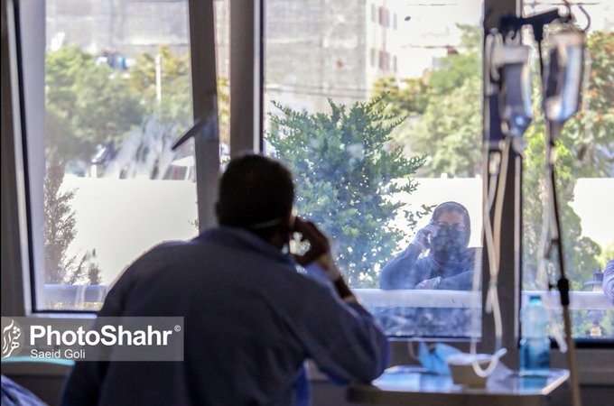 تصویر تکان دهنده از ملاقاتی بیمارستان هاشمی نژاد مشهد+عکس