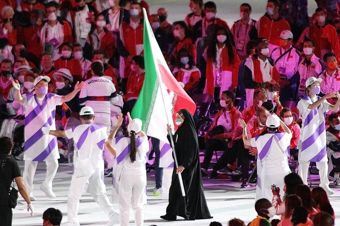 پوشش پرچم دار زن ایران دراختتامیه پارالمپیک خبرساز شد+عکس