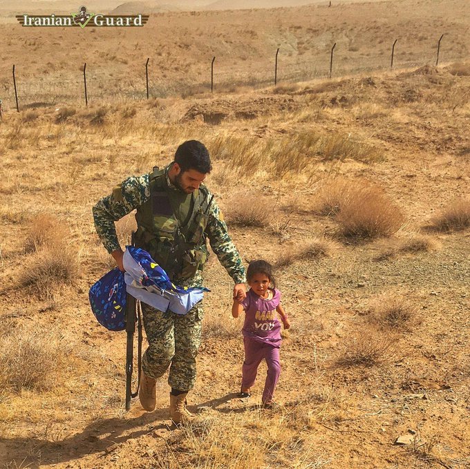 تصویر سرباز ایرانی در مرز افغانستان جهانی شد+عکس
