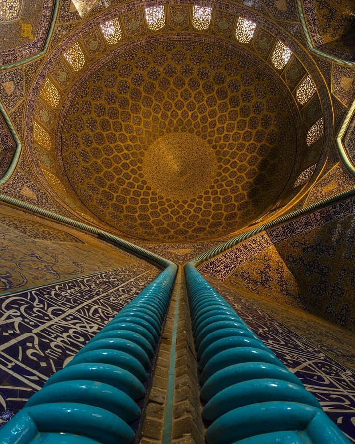زیبایی محض در مسجد شیخ‌ لطف‌ الله+عکس