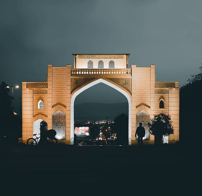 تصویر دیدنی از دروازه قرآن شیراز+عکس
