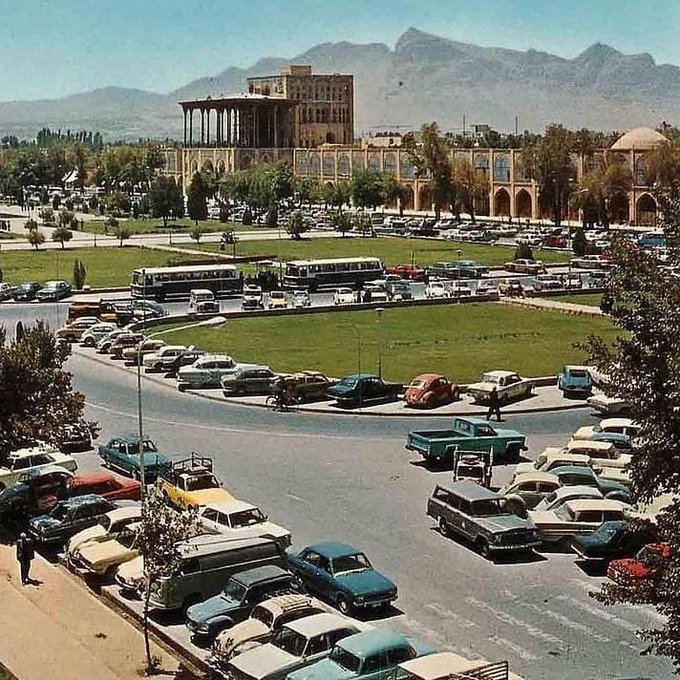 تصویر قدیمی از نقش جهان اصفهان+عکس