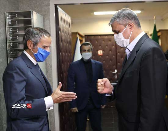 برخورد متفاوت رافائل گروسی هنگام استقبال در تهران+عکس