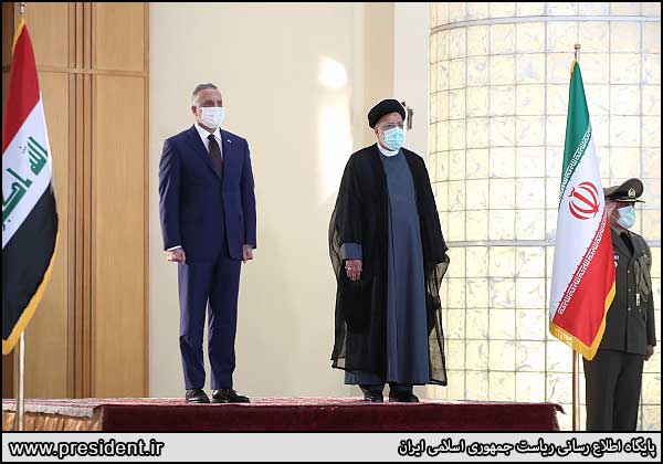استقبال رئیسی از نخست وزیر عراق+عکس