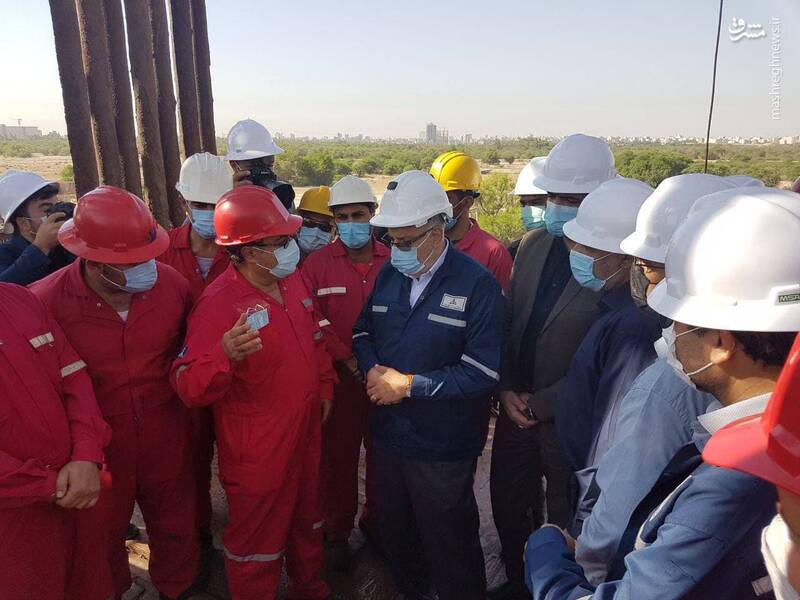 سفر سرزده وزیر نفت به خوزستان+عکس