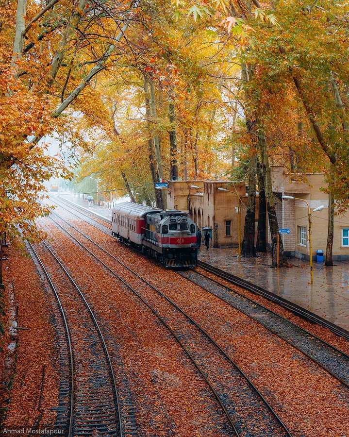 زیباترین ایستگاه قطار دنیا در ایران+عکس