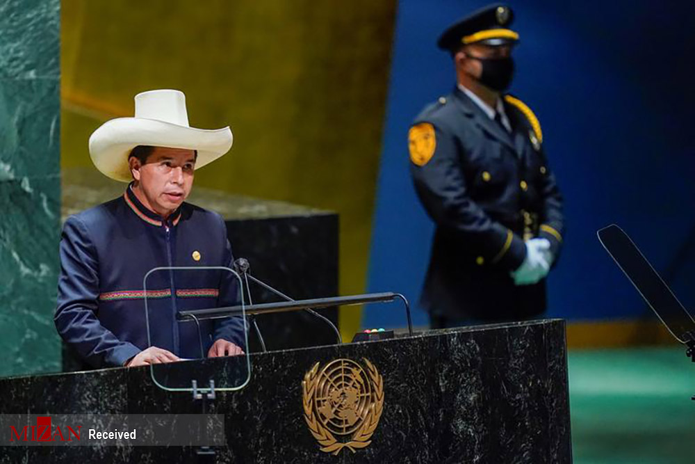 تیپ عجیب رئیس جمهور پرو در سازمان ملل+عکس