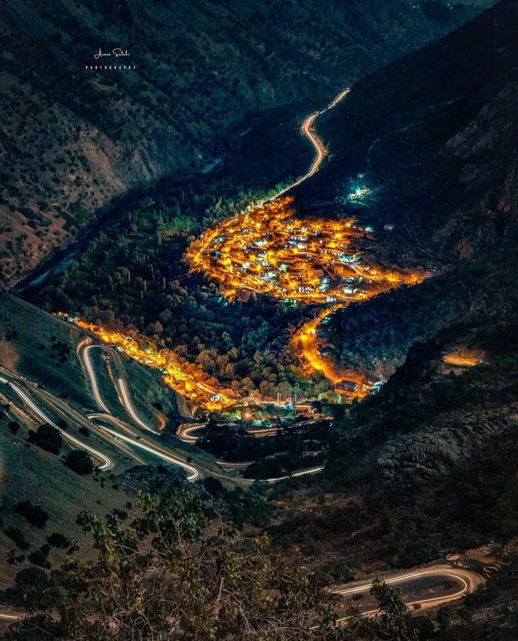 کردستان زیبا در شب+عکس
