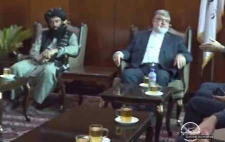 جلسه مسئول ایرانی با مقامات طالبان+عکس