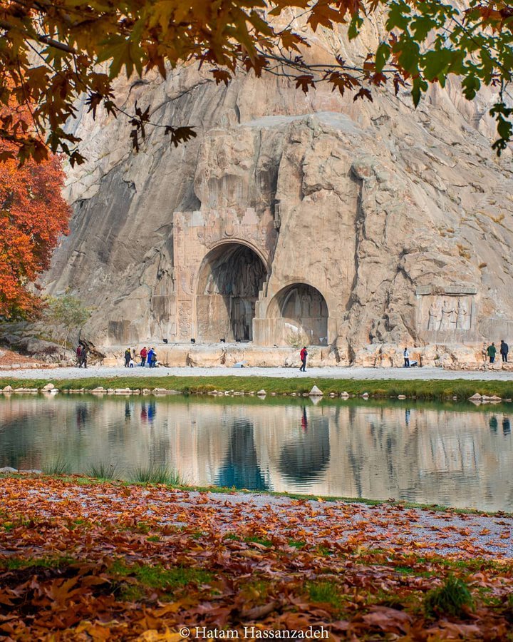 پاییز دلربای طاق بستان+عکس