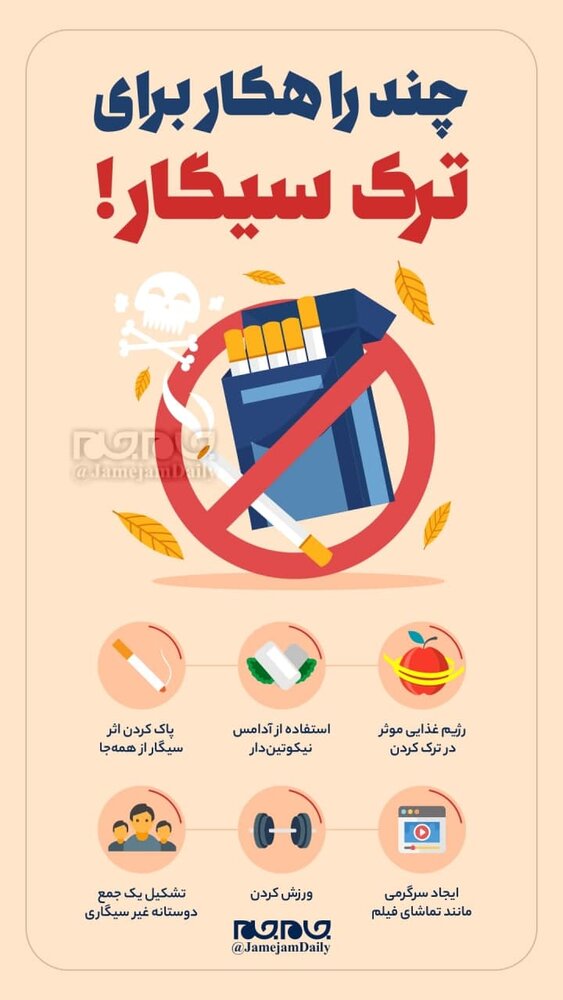 با این ترفندها سیگار را برای همیشه ترک کنید+عکس