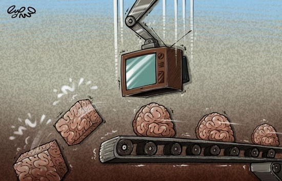 تلویزیون با مغز ما این کار را می‌کند+عکس