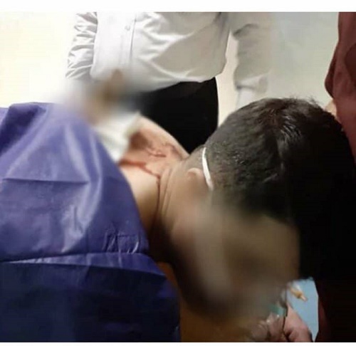حمله با چاقو به پرستار بیمارستان شهدای تجریش+عکس