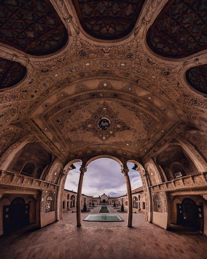 نمایی متفاوت از خانه‌ طباطبایی‌ها+عکس