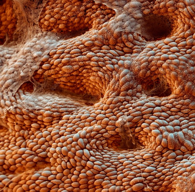 تصویر میکروسکوپی فوق العاده از پوشش داخل معده+عکس