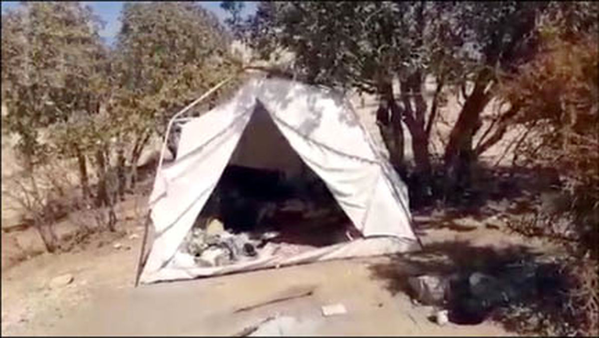 زندگی خانواده ایلامی در چادر به خاطر گرانی خانه+عکس