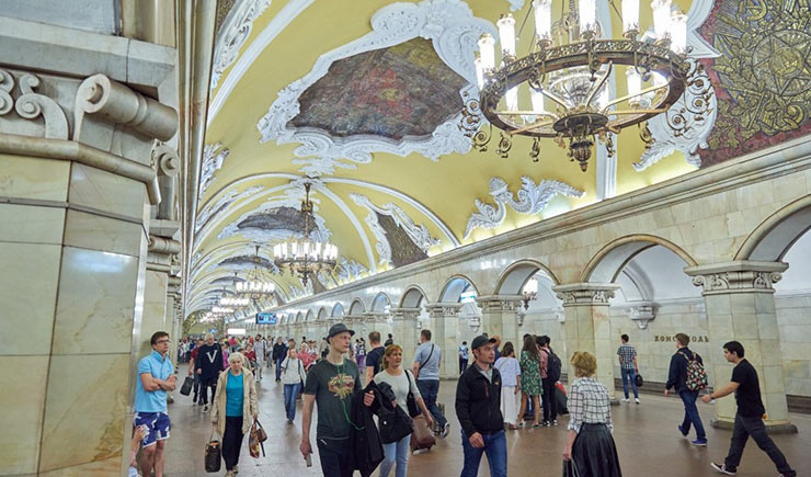  متروی مسکو روز گذشته سیستم پرداخت با استفاده از فناوری شناسایی صورت را راه اندازی کرد.