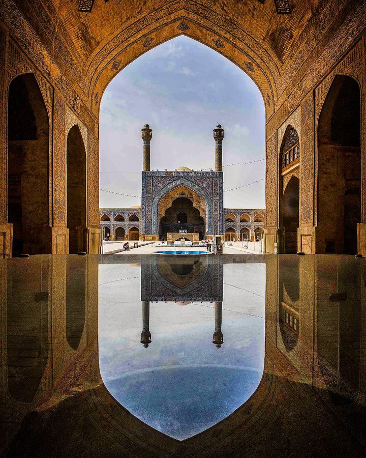 نمای دیده نشده از مسجد عتیق اصفهان+عکس