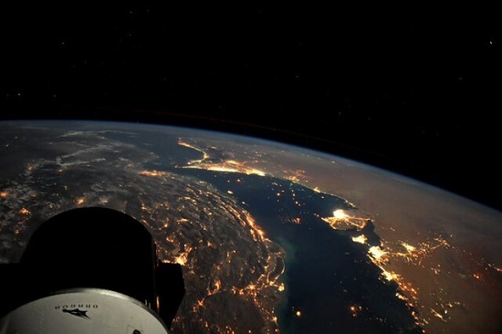 خلیج فارس از ایستگاه فضایی ناسا دیده شد+عکس
