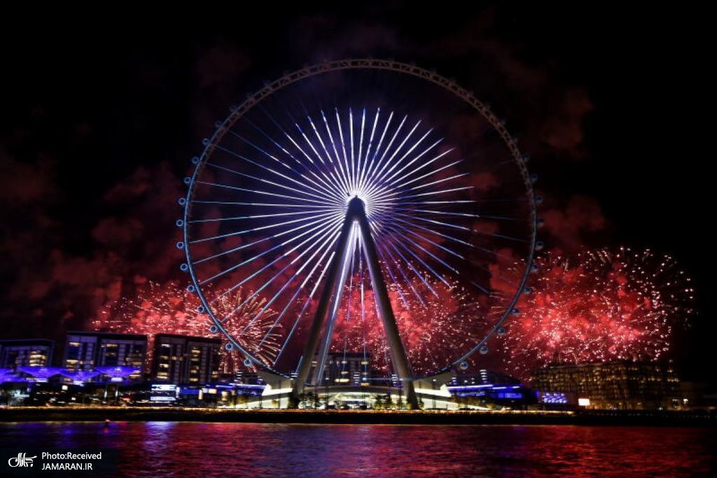 افتتاح بزرگترین چرخ و فلک در چشم دبی+عکس