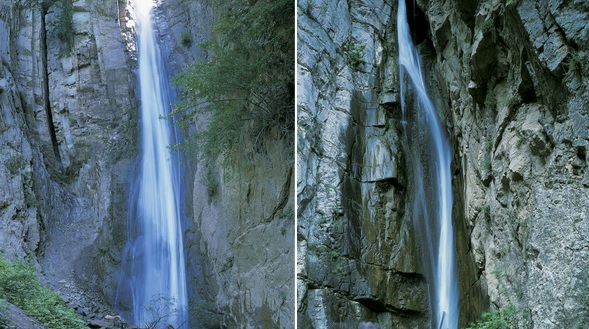 شباهت جالب دو آبشار ایرانی به همدیگر+عکس
