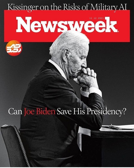 جلد معنادار نیوزویک درباره رئیس جمهور آمریکا+عکس