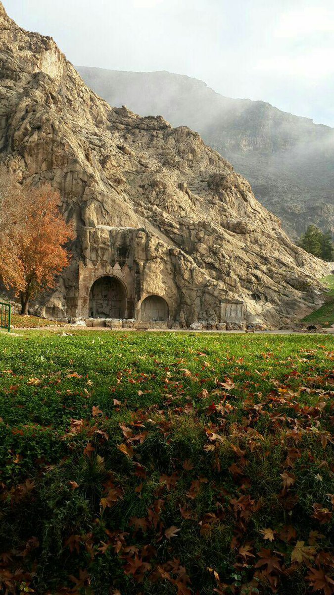 پاییز در طاق بستان زیبا+عکس