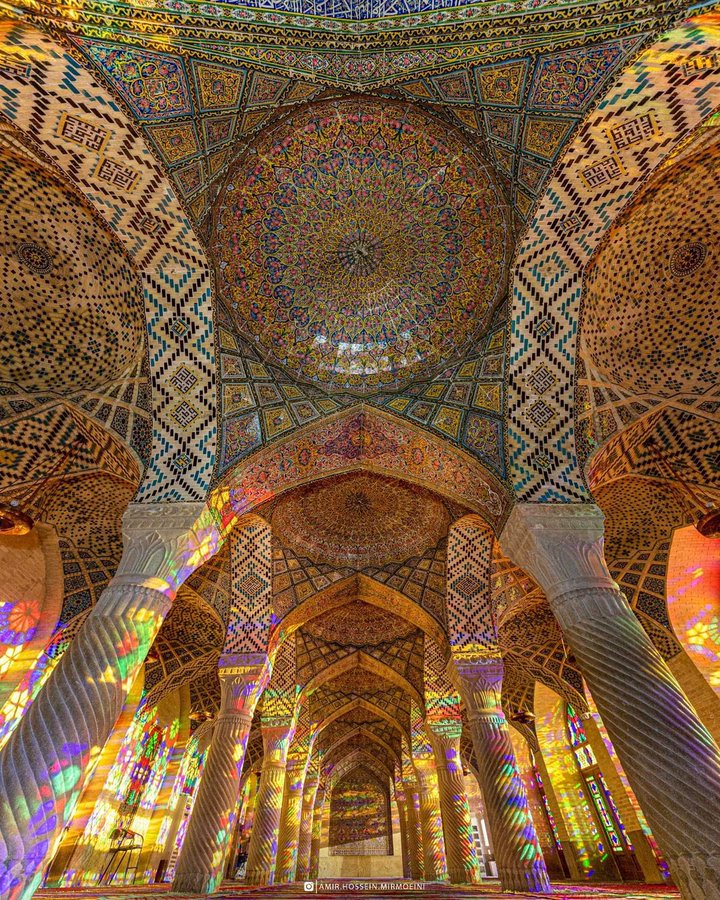 شکوه مسجد نصیرالملک شیراز+عکس