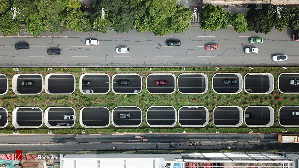 تونل پنجره دار بی‌نظیر در چین+عکس
