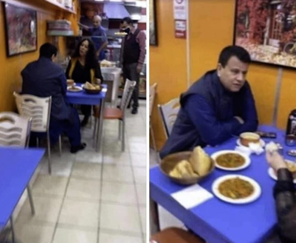 فرار رییس مجلس افغانستان به رستورانی در ترکیه+عکس