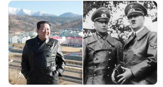 رهبر کره شمالی لباس هیتلر را به تن کرد+عکس