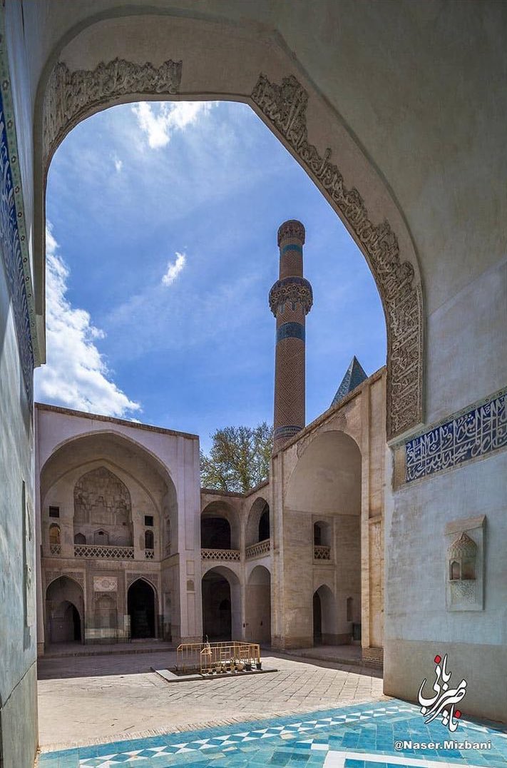 معماری زیبای مسجد جامع نطنز+عکس