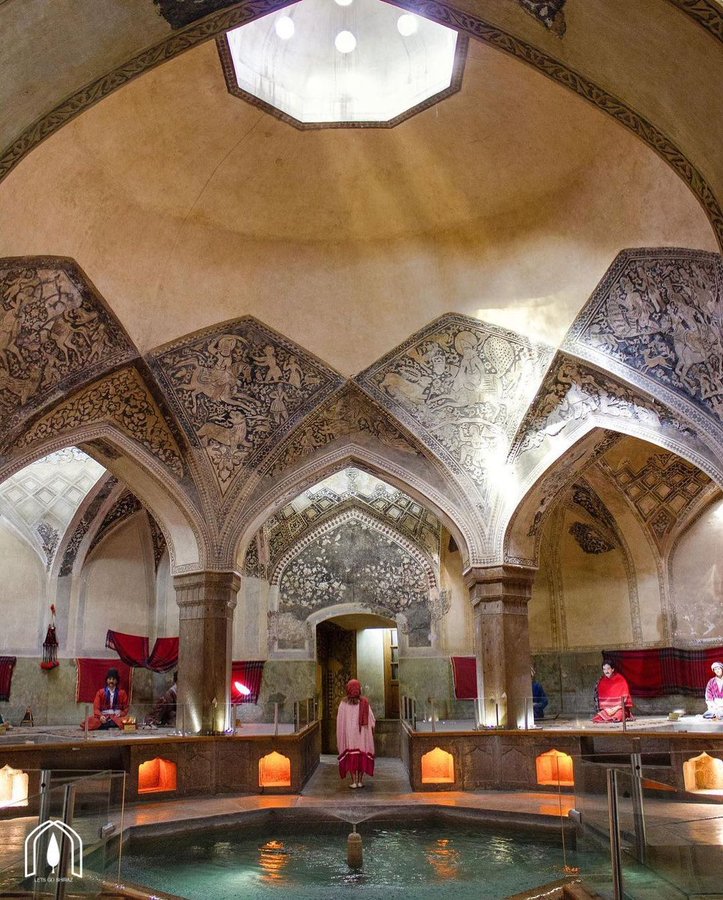 معماری دیدنی حمام وکیل شیراز+عکس