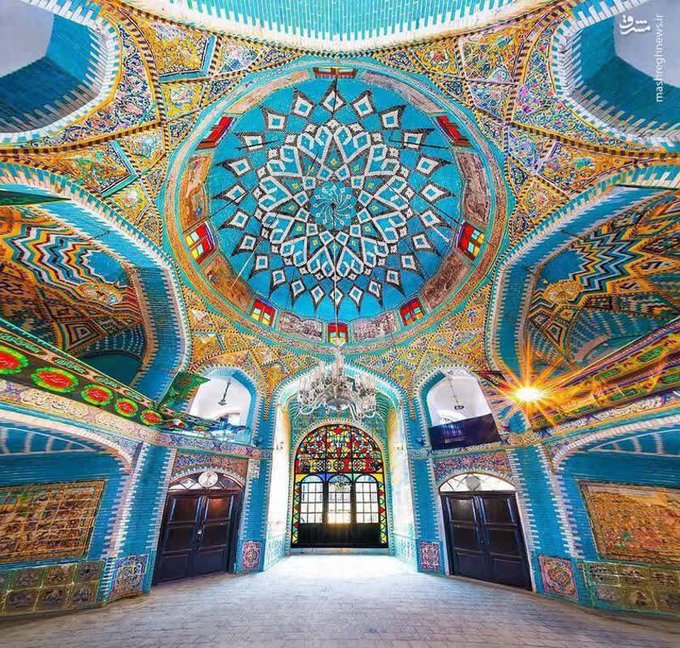 تکیه معاون الملک نماد شکوه معماری ایرانی+عکس