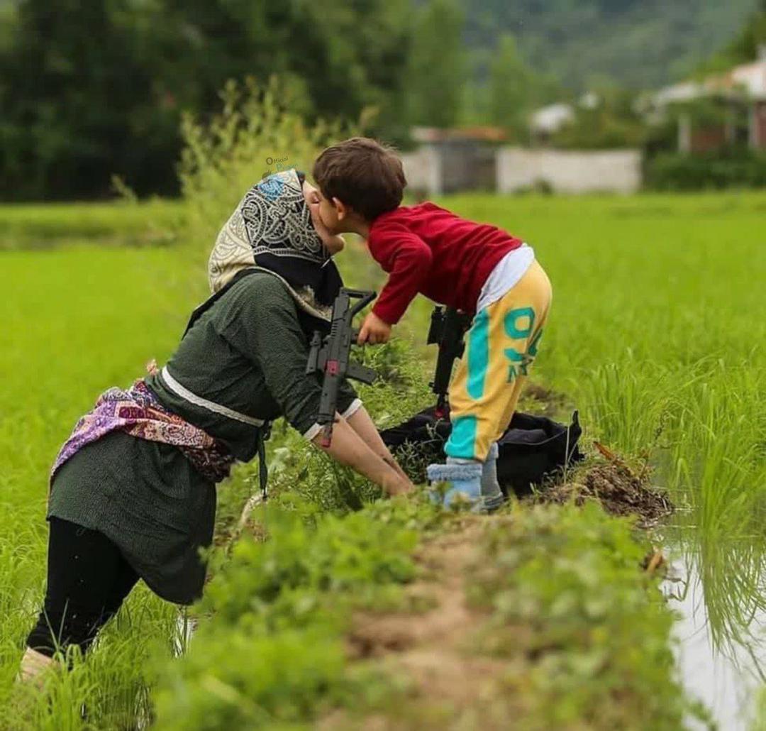 تصویر شالیکار زن گیلانی جهانی شد+عکس