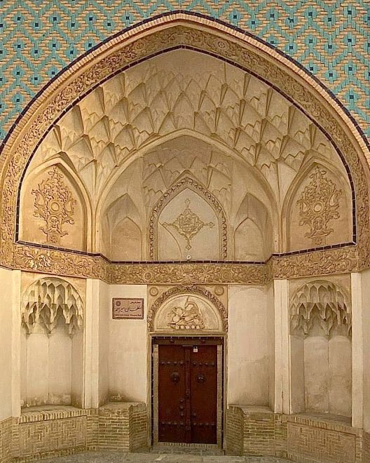 تزئینات خاص حمام سلطان امیراحمد کاشان+عکس
