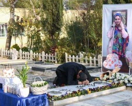 همسر آزاده نامداری در روز تولدش خون گریه کرد+عکس