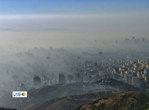 لحظه ای که باد آلودگی هوای تهران را کنار زد+عکس
