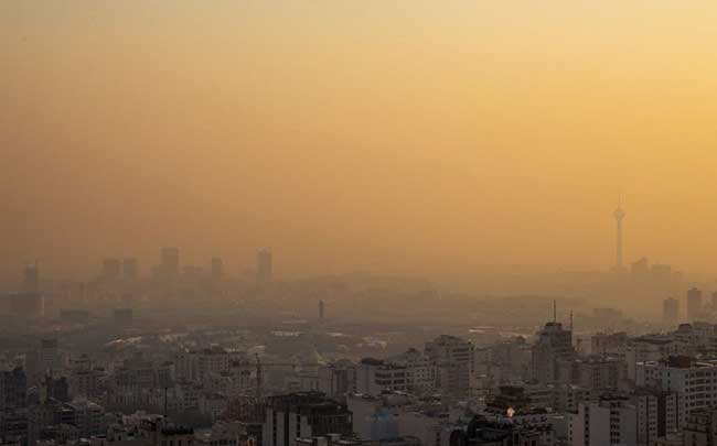 تصویر عجیب از وضعیت امروز هوای تهران+عکس