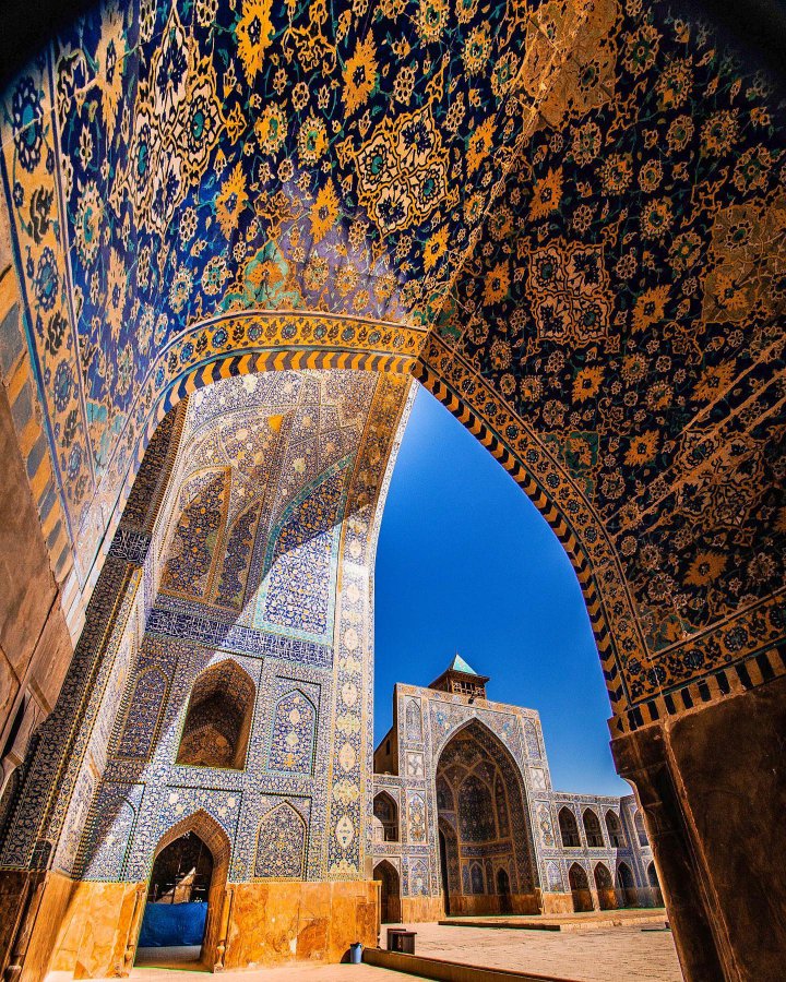 قوس‌های دیدنی مسجد امام اصفهان+عکس