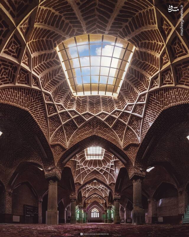 شاهکار معماری ایرانی در مسجد خاله اوغلی تبریز+عکس