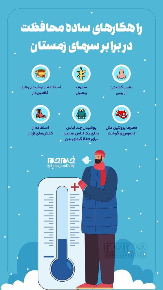 روش های ساده برای گرم شدن در زمستان+عکس